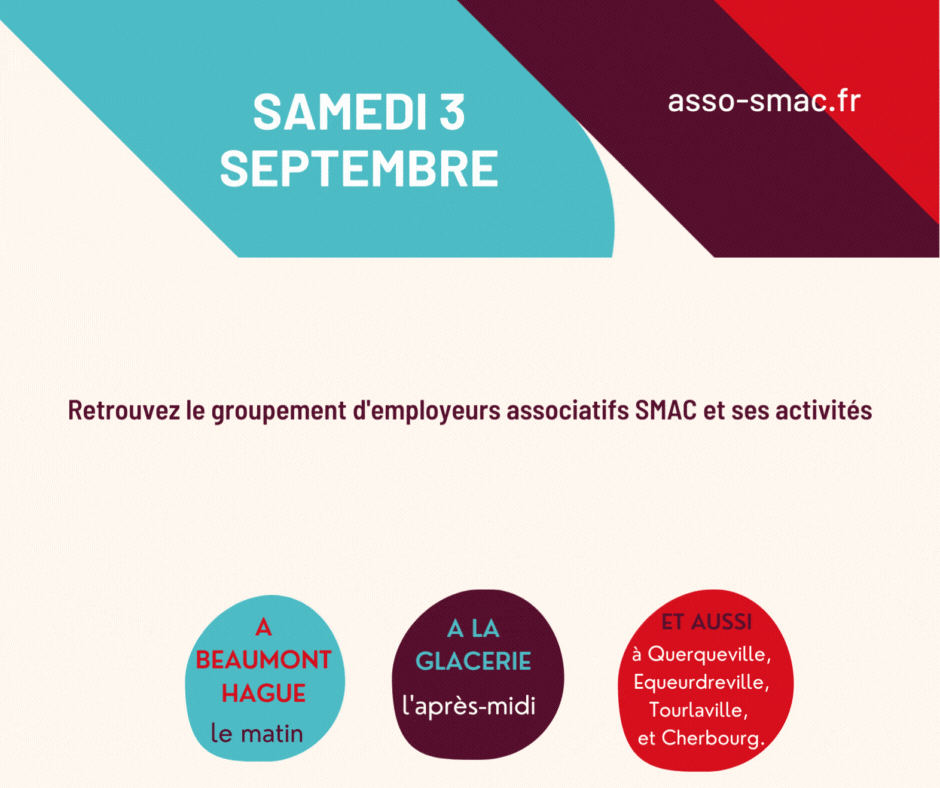 LE SMAC sur les Forums des associations 3 sept 2022 à Cherbourg en Cotentin et à Beaumont-Hague