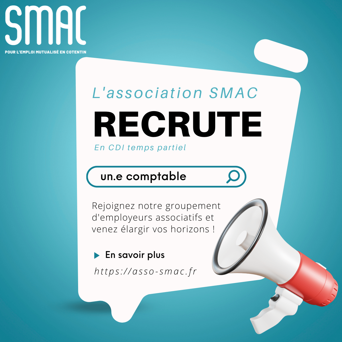 Le SMAC recrute un ou une comptable