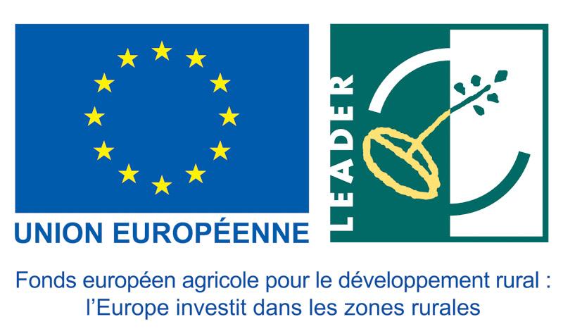 logo UE LEADER - fonds européens pour le développement des zones rurales