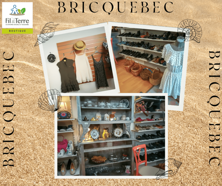 Fil et Terre : boutique Bricquebec en été