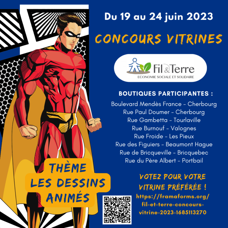 Fil et Terre : Concours vitrines DESSINS ANIMES