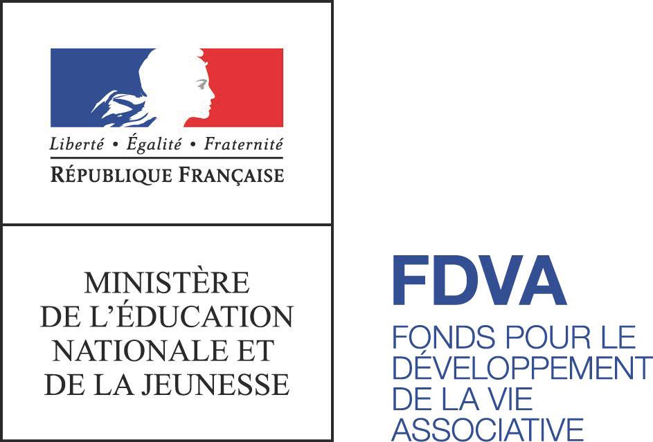 logo Ministère de l'Education Nationale et de la Jeunesse - FDVA fonds pour la vie associative