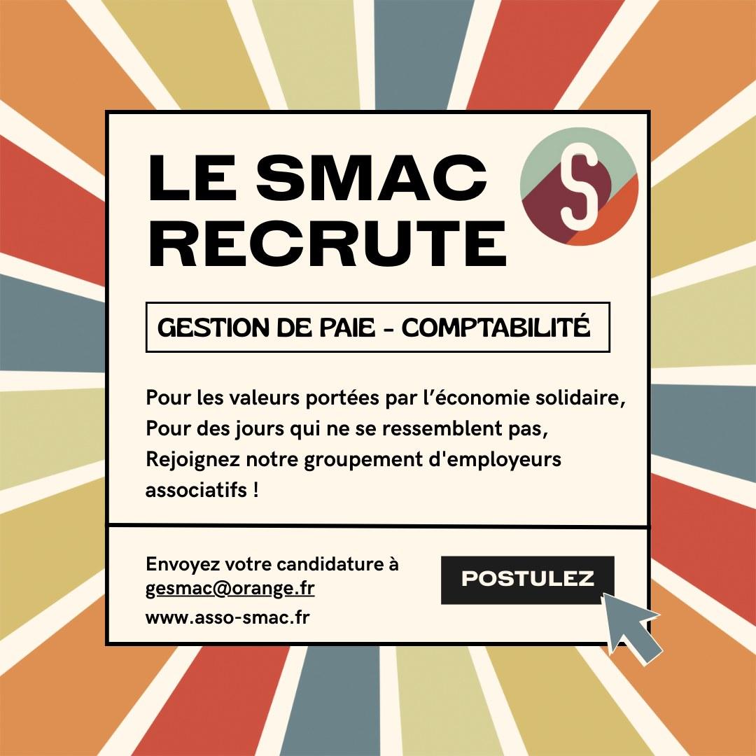 Le SMAC recrute paie comptabilité